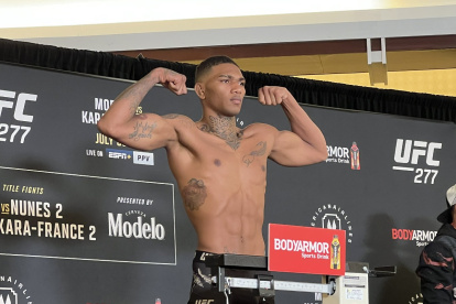 Morales pasó el pesaje en la división welter este viernes 29 de julio, en Estados Unidos y peleará el sábado 30 con Adam Fugitt.