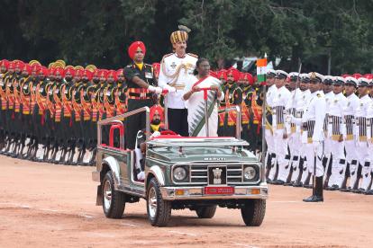 Imagen de archivo de la nueva presidenta de la India Droupadi Murmu. EFE/HARISH TYAGI