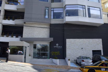 Inmueble. En el sector de Monteserrín ahora es un edificio habitacional donde antes funcionaba la inmobiliaria