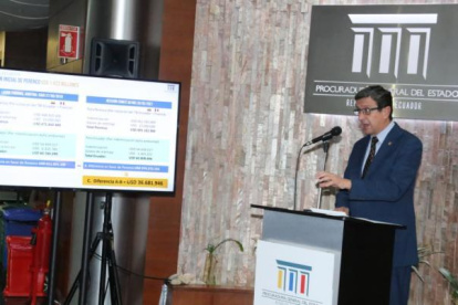 En 2021, el Procurador Íñigo Salvador explicó el laudo que perdió Ecuador ante Perenco.