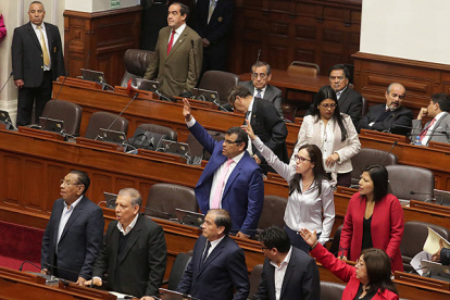 Interiores del Congreso de Perú