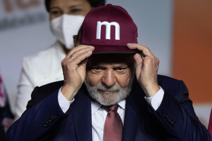 expresidente de Brasil y líder en las intenciones de voto de cara a las próximas presidenciales brasileñas, Luiz Inácio Lula da Silva.