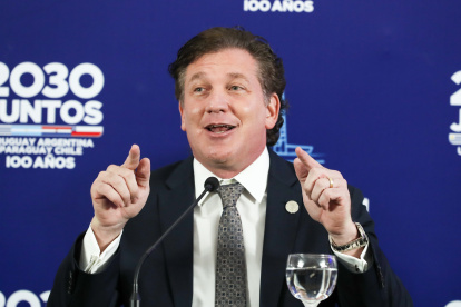 El presidente de la Conmebol, Alejandro Domínguez, habló sobre el lanzamiento de la candidatura sudamericana, que tuvo lugar este martes en el Estadio Centenario de Montevideo.
