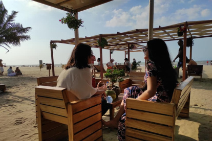 Foto de archivo de una playa de Esmeraldas.
