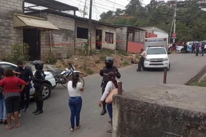 En este sector fue hallado el cadáver.