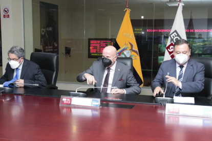 Rueda de prensa del COE Nacional la tarde este martes 2 de agosto.