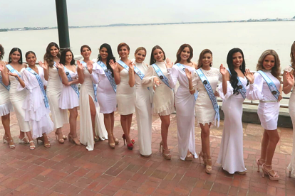 Candidatas a Reina de Guayaquil 2022.