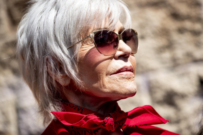 La actriz estadounidense Jane Fonda