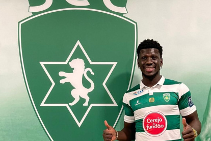 Sergio Quintero, refuerzo ecuatoriano del Sporting Clube da Covilhã, cumple su pretemporada de forma auspiciosa.