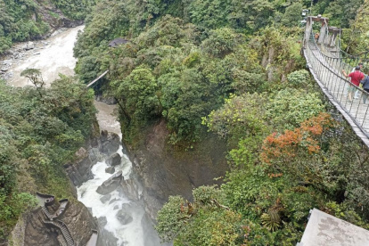 En este lugar habrían caído madre e hijo.