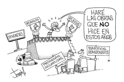 En campaña lo ofrecen todo, en el cargo lo olvidan