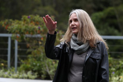 La actriz y directora de la Carrera de Cine de la UDLA, Anahí Hoeneisen