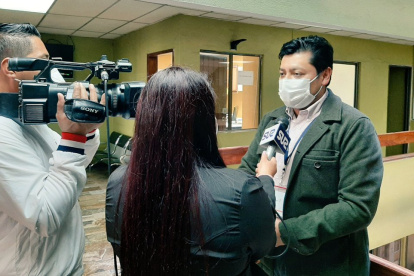 El Dr. Francisco Pérez es el subsecretario nacional de Vigilancia de la Salud Pública. En la imagen, en una entrevista de abril pasado sobre la vacunación contra la COVID-19