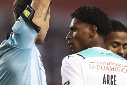 Jefferson Arce de Liga Deportiva Universitaria de Quito, en una fotografía de archivo