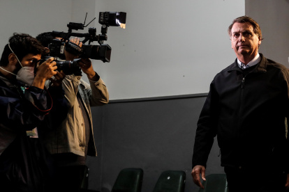 Fotografía de archivo en la que se registró al presidente de Brasil, Jair Bolsonaro