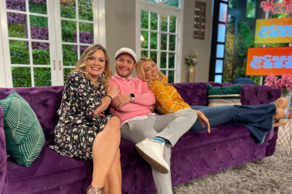 Úrsula con Jorge Heredia y Jasú.