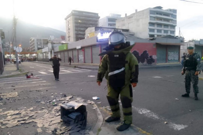 Bomba. La alerta fue por una caja abandonada durante casi seis horas.