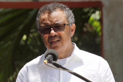 El director general de la Organización Mundial de la Salud (OMS), Tedros Adhanom Ghebreyesus.