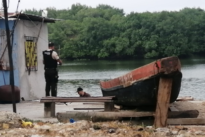 Los cuerpos yacían en el Estero Cobina