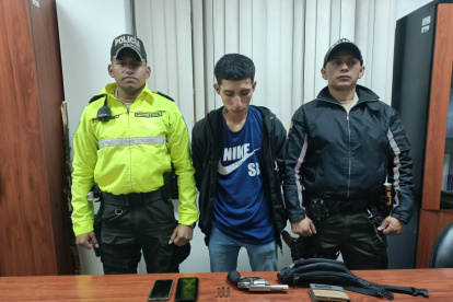 Sospechoso. El infractor detenido por robo en el norte de la capital será investigado por 30 días.