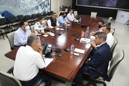 La primera reunión entre los representantes de Guayaquil y Estados Unidos se llevó a cabo ayer.