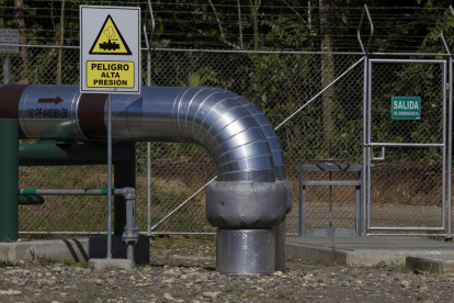 Vista de una instalación petrolera en la provincia de Orelllana, Amazonía (Ecuador), en una fotografía de archivo.