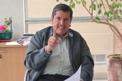 Foto de archivo de Mesías Tatamuez, dirigente del Frente Unitario de Trabajadores (FUT).