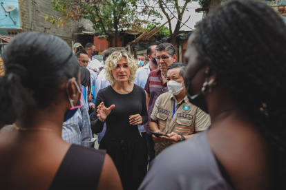 Funcionaria. La alcaldesa durante una reciente aparición pública.