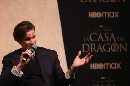 El actor Matt Smith, participa en una rueda de prensa de la serie "La casa del dragón" en una imagen de archivo.
