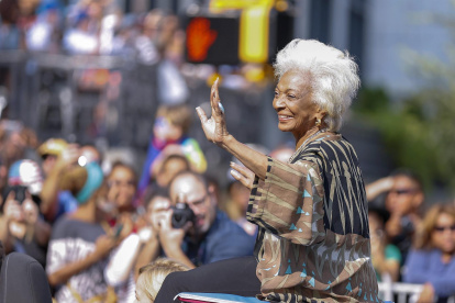 La actriz Nichelle Nichols, que interpretó a Uhura en la serie original de Star Trek, en una fotografía de archivo.