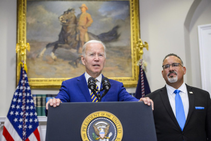 El presidente de EE.UU., Joe Biden, anuncia, este 24 de agosto de 2022, que perdonará parte de la deuda que millones de universitarios contrajeron con el Gobierno federal para poder pagar sus estudios