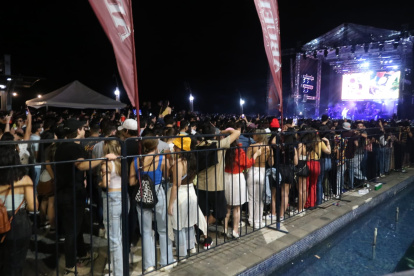 Se registró lleno total en el lugar del festival.