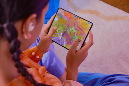 Galaxy Z Fold 4 desplegado.