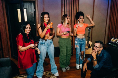 Pamela Cortéz, Dayanara, Andreína y Yilda.