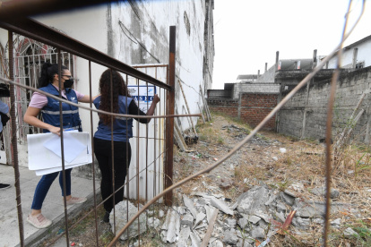 Acción. Los sellos se colocaron tras un operativo en esta zona del norte.