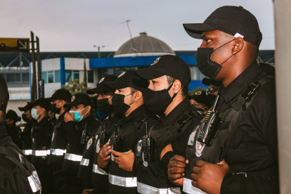 Personal. Los agentes de seguridad fueron presentados este lunes 5 de septiembre.