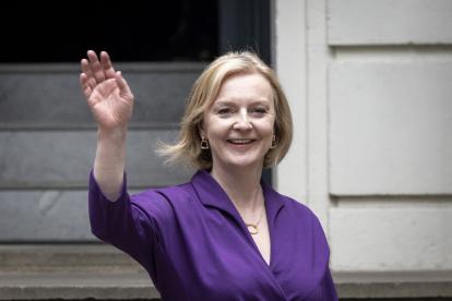 La primera ministra del Reino Unido, Liz Truss.