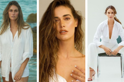 Irene con Luis Gerónimo Abreu en "Corazón Esmeralda".