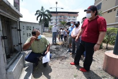 Las cajetillas de cables se encontraban vacías, solo con restos que no servían para reventa de materiales.