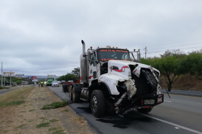 Así quedó el trailer luego del siniestro