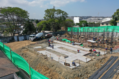 Construcción. Los trabajos se reanudaron el pasado 1 de septiembre.