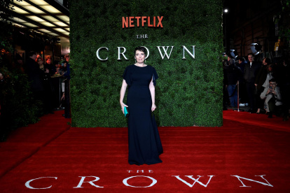 La actriz británica Olivia Colman, una de las actrices que ha encarnado a Isabel II en la serie "The Crown", en una fotografía de archivo.