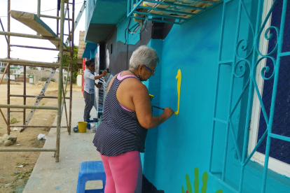 Coloridos escenarios. En los  sitios intervenidos ahora hay vida; y con el cambio, son más jóvenes y adultos los que se han sumado a la transformación.