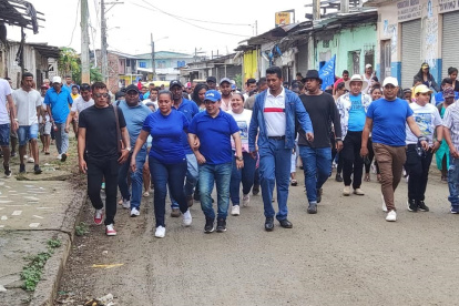 Muisne. En el cantón esmeraldeño se registran actividades proselitistas.