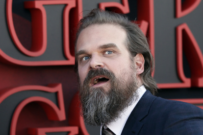 El actor David Harbour, en una fotografía de archivo.