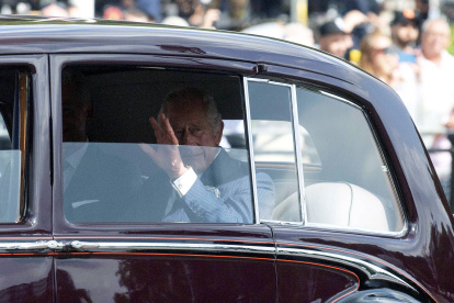 Imagen reciente del rey Carlos II de Inglaterra