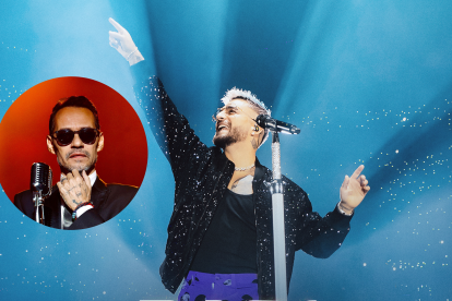 Maluma y Marc Anthony.