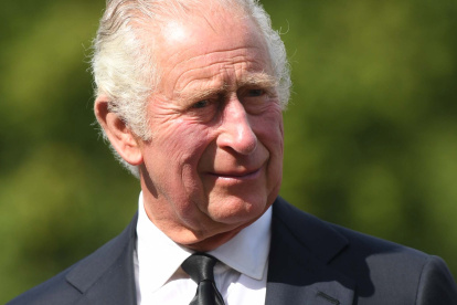 Carlos III llega al Palacio de Buckingham este 9 de septiembre, al día siguiente de morir su madre, la reina Isabel II.