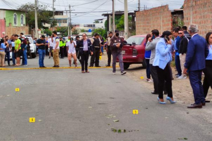 Muerto. En Manta, provincia de Manabí, la fiscal Luz Marina Delgado y un asistente fueron asesinados en mayo pasado bajo la modalidad de sicariato.