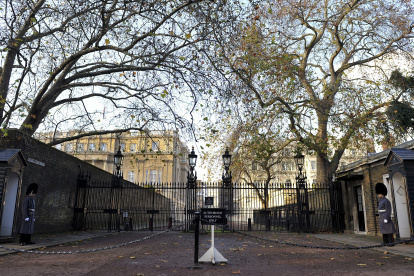 Exterior de Clarence House, hasta ahora la residencia oficial del príncipe Carlos de Inglaterra, en el centro de Londres.